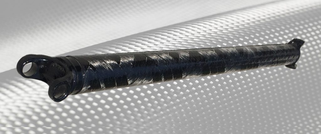 Carbon fiber axle drive shaft