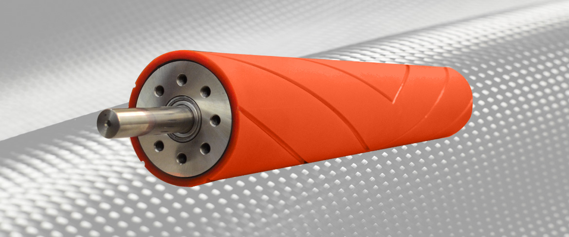 Elastomeric Coated Carbon Fiber Roller